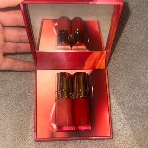 Clarins Lip Gloss Set - Red and Pink